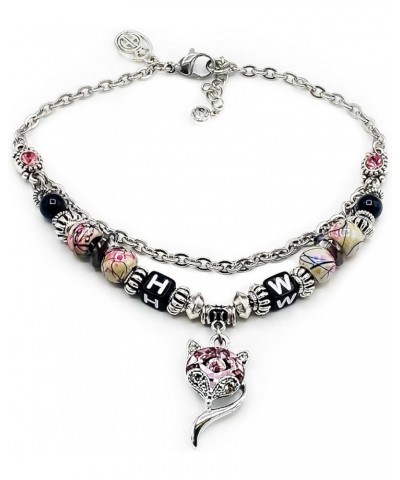 Pink Vixen Anklets Hotwife, Queen of Spades, MFM, BBC, QOS, Swinger, Threesome Pink Double Chain Anklet $25.78 Anklets