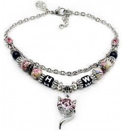 Pink Vixen Anklets Hotwife, Queen of Spades, MFM, BBC, QOS, Swinger, Threesome Pink Double Chain Anklet $25.78 Anklets