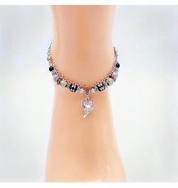 Pink Vixen Anklets Hotwife, Queen of Spades, MFM, BBC, QOS, Swinger, Threesome Pink Double Chain Anklet $25.78 Anklets