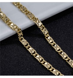 Gold Anklet Bracelets for Women Men 14K White Gold Plated Cuban Link Herringbone Paperclip Figaro Chain Ankle Bracelets for W...