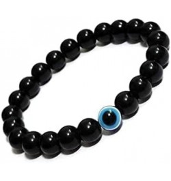 Evil Eye Beads Bracelet for Men Women Protection Bracelet Lucky Adjustable Bracelet Healing Energy Stone Beads Jewelry Gift B...