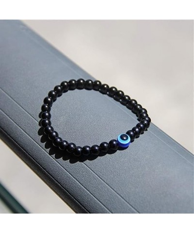 Evil Eye Beads Bracelet for Men Women Protection Bracelet Lucky Adjustable Bracelet Healing Energy Stone Beads Jewelry Gift B...