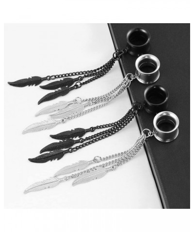 6mm-25mm (2G-1") Daily Tassel Dangle Hangers Ear Tunnels Gauges Plugs Screw Extender Stretchers Hypoallergenic 316 Stainless ...