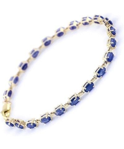 8 Carat 14k Solid Gold Tennis Bracelet Natural Sapphire 7.0 Inches $317.79 Bracelets