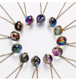 Lightning Deals Womens Bohemian Jewelry Rhinestone Geometric Type Gem Pendant Statement Necklaces X-F $7.53 Necklaces