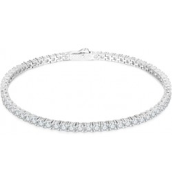 Moissanite Tennis Bracelet For Women and Men in 18K White Gold Over Silver Comes With Gift Box 3mm 7 $53.01 Bracelets