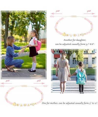 First Day of School/Kindergarten/Preschool/1st-5th Grade Bracelets for Mom and Daughter Bracelet Back to School Bracelets Gif...