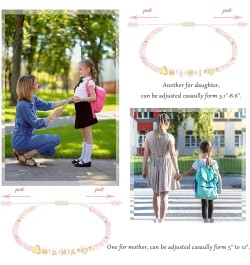 First Day of School/Kindergarten/Preschool/1st-5th Grade Bracelets for Mom and Daughter Bracelet Back to School Bracelets Gif...