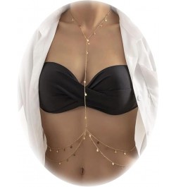 Body Jewelry for Women Body Chain for Girls Sexy Fashion Bikini Chain Necklace for Beach Summer Holiday Star-GD $6.26 Body Je...