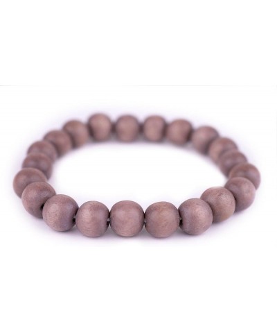 Wood Stretch Bracelet, Yellow - Stackable Beaded Jewelry, Unisex for Men & Women Large Beads Brown $7.37 Bracelets