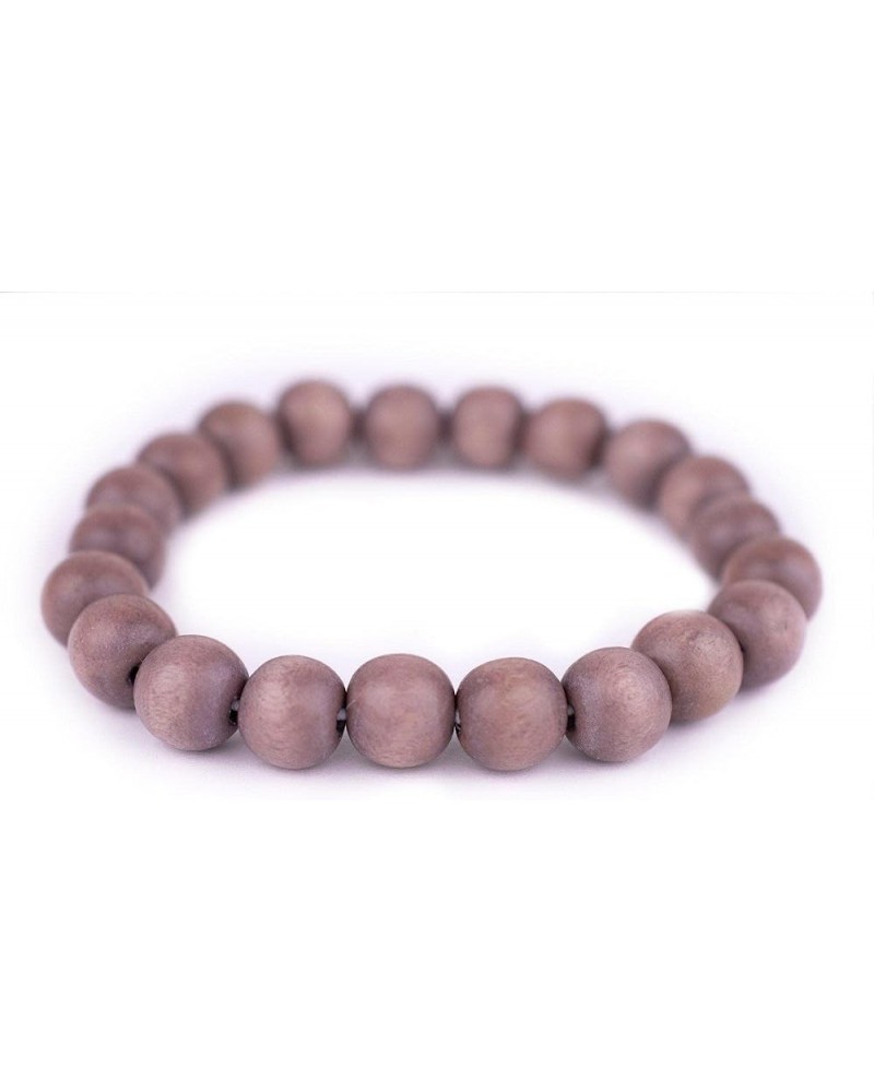 Wood Stretch Bracelet, Yellow - Stackable Beaded Jewelry, Unisex for Men & Women Large Beads Brown $7.37 Bracelets