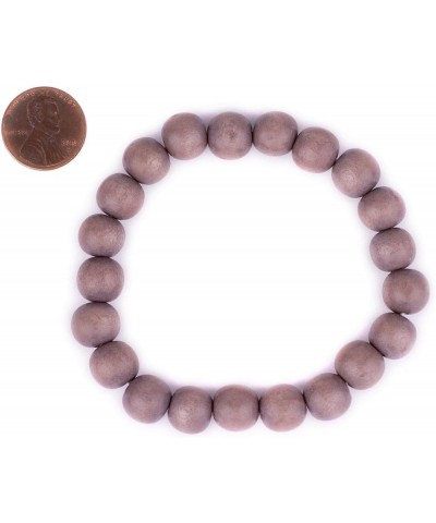 Wood Stretch Bracelet, Yellow - Stackable Beaded Jewelry, Unisex for Men & Women Large Beads Brown $7.37 Bracelets