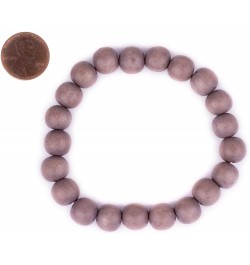 Wood Stretch Bracelet, Yellow - Stackable Beaded Jewelry, Unisex for Men & Women Large Beads Brown $7.37 Bracelets