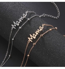 Personalized Ankle Bracelet for Women 925 Sterling Silver Custom Name Anklet Double Chain Anklet with Name Customized Layered...