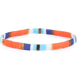 Women Tila Multi Color Stretch Bracelets Tile Enameled Alloy Friendship Bracelets Handmade Cuffs Jewelry Gift Multi 006N $10....