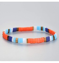 Women Tila Multi Color Stretch Bracelets Tile Enameled Alloy Friendship Bracelets Handmade Cuffs Jewelry Gift Multi 006N $10....