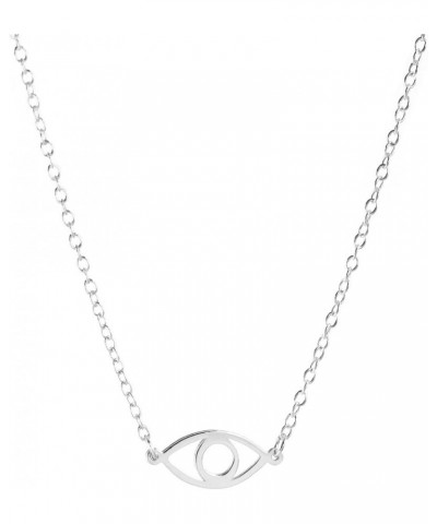 EVIL EYE Pendant Necklace Silver $20.64 Necklaces