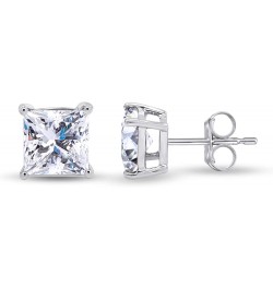 1-3ct Moissanite Stud Earrings for Women, D Color VVS1 Clarity Solitaire Moissanite Earrings 18K Gold Plated S925 Sterling Si...