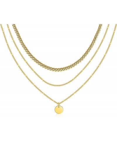 Layered Necklaces for Women Dainty Gold Plated Necklace Set Thin Chunky Paperclip Snake Rope Chain Choker Necklace for Women ...