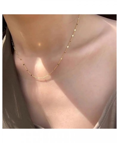 Layered Necklaces for Women Dainty Gold Plated Necklace Set Thin Chunky Paperclip Snake Rope Chain Choker Necklace for Women ...