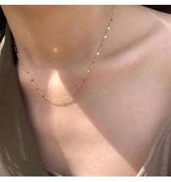 Layered Necklaces for Women Dainty Gold Plated Necklace Set Thin Chunky Paperclip Snake Rope Chain Choker Necklace for Women ...