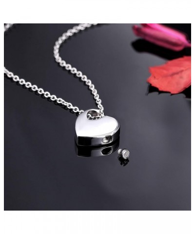 Heart Pendant Cremation Urn Necklace Stainless Steel Keepsake Waterproof Memorial Jewelry My Sister My Friend $9.87 Necklaces