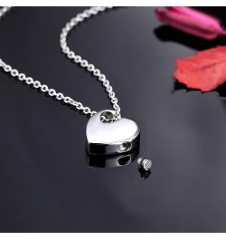 Heart Pendant Cremation Urn Necklace Stainless Steel Keepsake Waterproof Memorial Jewelry My Sister My Friend $9.87 Necklaces