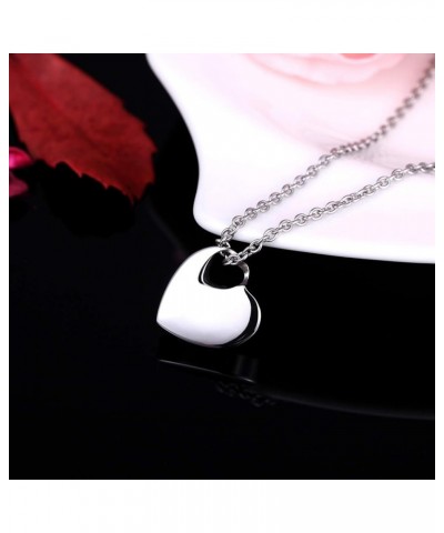 Heart Pendant Cremation Urn Necklace Stainless Steel Keepsake Waterproof Memorial Jewelry My Sister My Friend $9.87 Necklaces