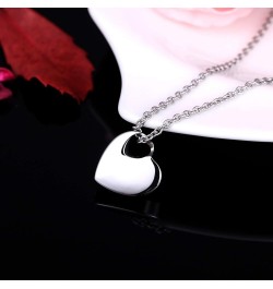 Heart Pendant Cremation Urn Necklace Stainless Steel Keepsake Waterproof Memorial Jewelry My Sister My Friend $9.87 Necklaces