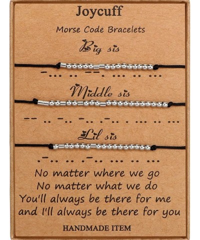 Inspirational Morse Code Bracelets for Women Men Birthday Christmas Gifts for Daughter Mom Dad Sister Aunt Boys Jewelry Encou...