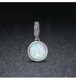 Initial Letter Charm Fit for Pandora Charms Bracelet A-Z 26 Capital Letter Opal Charms for Bracelet Necklace S $8.84 Bracelets