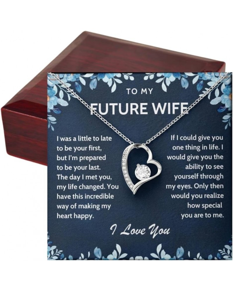 To My Future Wife Necklace, Bride To Be Gifts, Fiance Gifts For Her, Promise Necklace For Her, To My Wife Pendant, To My Soul...