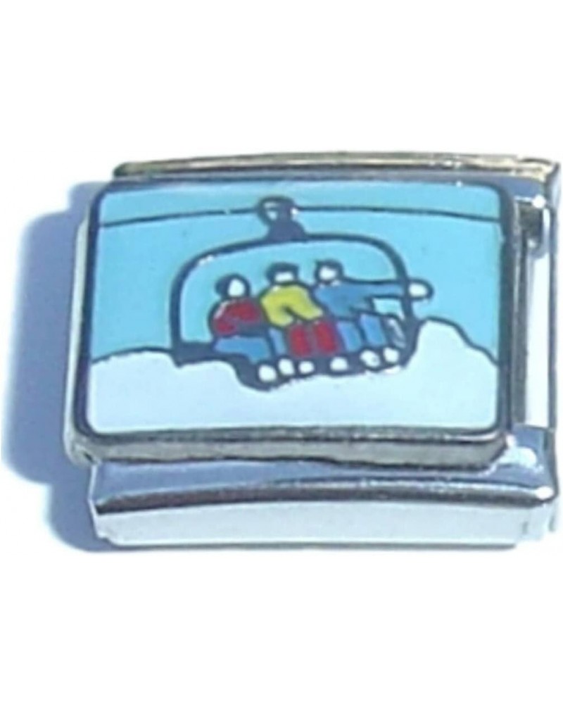 Chair Lift Ski Chairlift Italian Charm $8.33 Bracelets