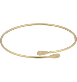 14k Yellow Gold Bypass Bangle Bracelet (7.5 inch) $87.90 Bracelets