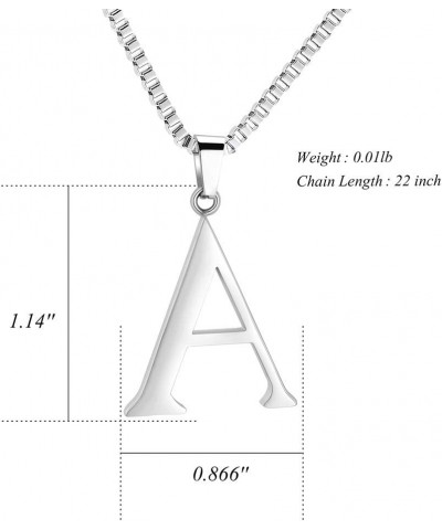 Letter Cremation Jewelry for Ashes Pendant Locket Stainless Steel Keepsake Ash Memorial Urn Necklaces for Ashes Letter A $14....