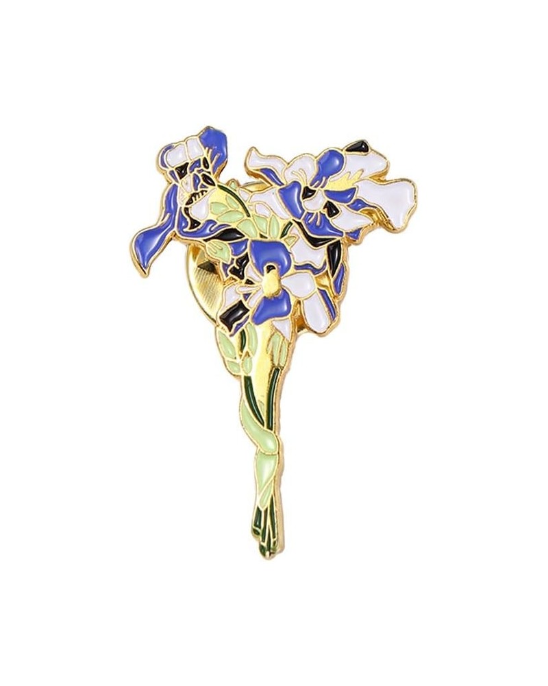 Sunflower Enamel Lapel Brooch Pin Metal Brooch, Cute Plant Sun Flower Pins for Backpacks Clothes Bags Hat Jewelry Gift purple...