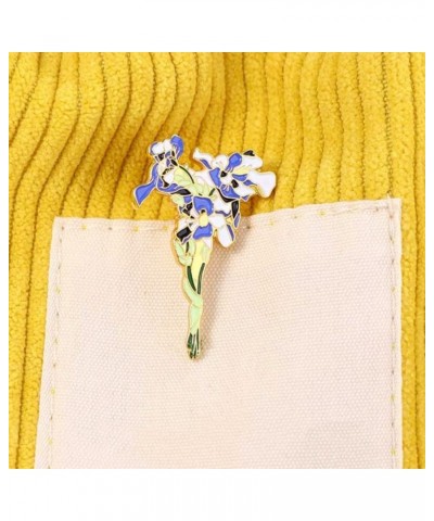 Sunflower Enamel Lapel Brooch Pin Metal Brooch, Cute Plant Sun Flower Pins for Backpacks Clothes Bags Hat Jewelry Gift purple...