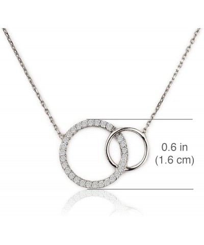 Gifts for Mom, Mother Daughter Gift - Interlocking Circle Necklace OR Bracelet, Christmas Gifts Necklace - Silver $14.08 Brac...