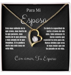 Regalo Esposa Standard Box Yellow Gold Finish $34.50 Necklaces