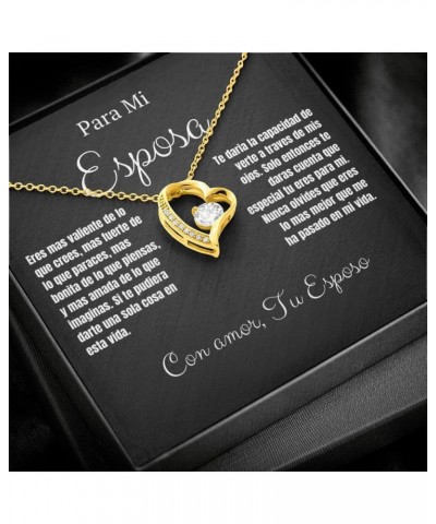 Regalo Esposa Standard Box Yellow Gold Finish $34.50 Necklaces