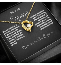 Regalo Esposa Standard Box Yellow Gold Finish $34.50 Necklaces