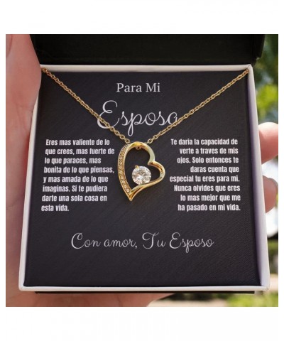 Regalo Esposa Standard Box Yellow Gold Finish $34.50 Necklaces