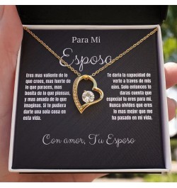 Regalo Esposa Standard Box Yellow Gold Finish $34.50 Necklaces