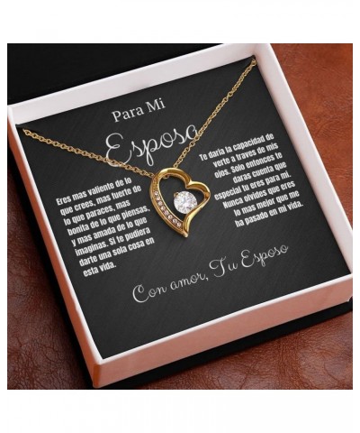 Regalo Esposa Standard Box Yellow Gold Finish $34.50 Necklaces