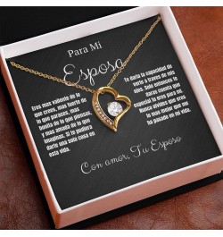 Regalo Esposa Standard Box Yellow Gold Finish $34.50 Necklaces