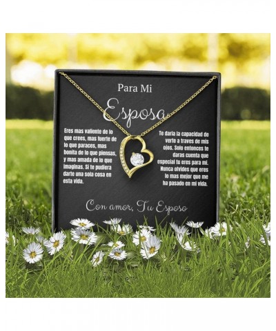 Regalo Esposa Standard Box Yellow Gold Finish $34.50 Necklaces