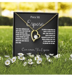 Regalo Esposa Standard Box Yellow Gold Finish $34.50 Necklaces