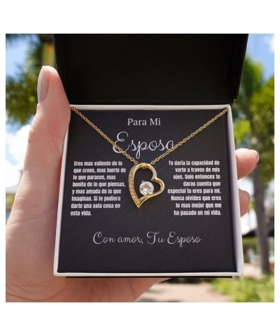 Regalo Esposa Standard Box Yellow Gold Finish $34.50 Necklaces