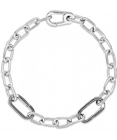 ME Link Chain Bracelet - Features 2 Connectors -Charm Bracelet for Women - Gift for Her - Sterling Silver - 6.9 $36.51 Bracelets