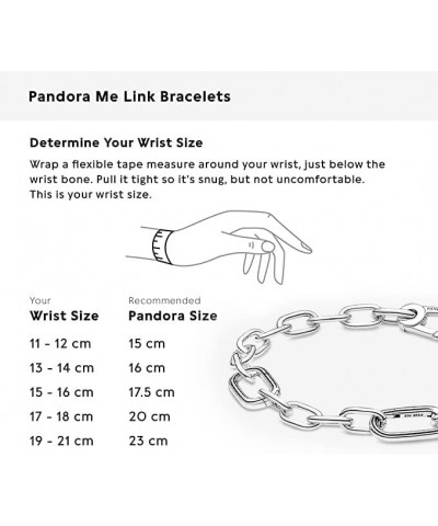 ME Link Chain Bracelet - Features 2 Connectors -Charm Bracelet for Women - Gift for Her - Sterling Silver - 6.9 $36.51 Bracelets